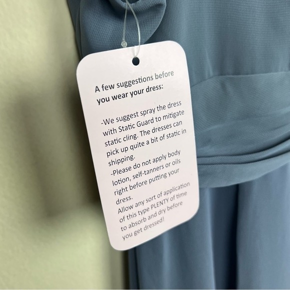 JENNY PACKHAM Twist Halter Neck Trumpet Gown BRIDESMAID DRESS SILVERSTONE  4 - Picture 5 of 8